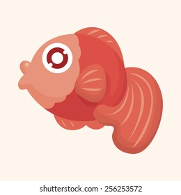 sea animal fish cartoon theme elements