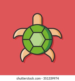 sea animal turtle icon