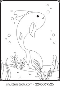 Sea Animals Coloring Pages .