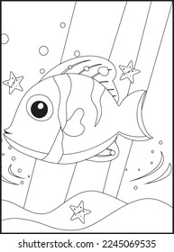 Sea Animals Coloring Pages .