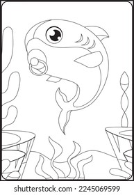 Sea Animals Coloring Pages .