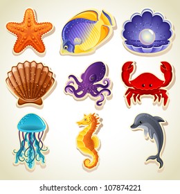 Sea Animals Icons