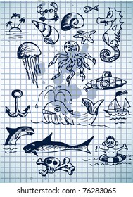 sea animals and transportation