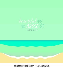 Sea background (vector version)