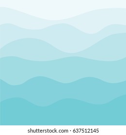 Sea background. Waves background. Vector background for banner, print, decoration. Can be used for summer sales, tourist offers, travel plans