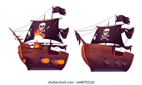 444 Pirate ship attack Stock Illustrations, Images & Vectors | Shutterstock