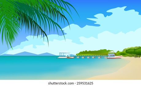 sea and beach