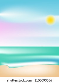 Sea beach background