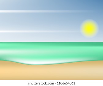 Sea beach background