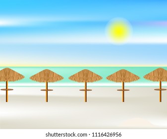 Sea beach background