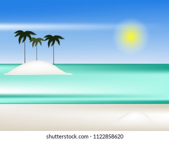 Sea beach background