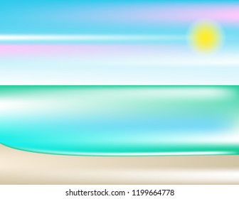 Sea beach background
