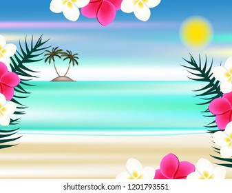 Sea beach background