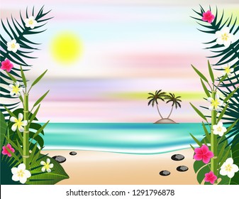 Sea beach background
