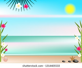Sea beach background