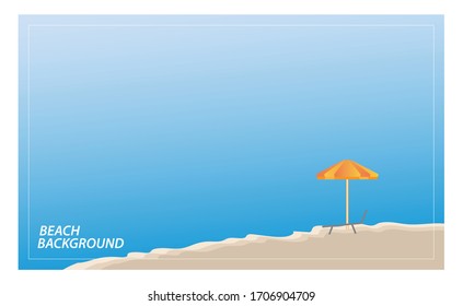 El mar y la playa. Buenos gráficos para pantallas de ordenador, portátiles y smartphones, etc.