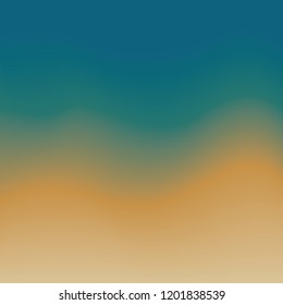 Sea and beach on blur background. Abstract background.