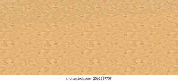 Sea beach sand texture painting watercolor. Cork board vector image. Sandy beach for background. Top view. Natural sand stone texture background. Wavy sand background for summer designs. Rough yellow 