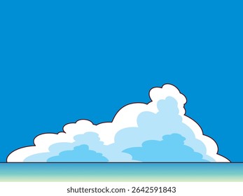 Sea, beach and sky background