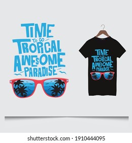 Sea beach T-shirt vector Graphic design 
