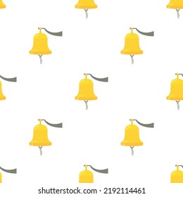Sea bell pattern seamless background texture repeat wallpaper geometric vector
