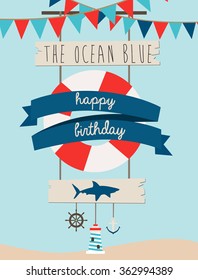 Sea Birthday Card