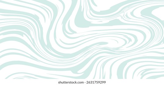 Sea blue color funky texture swirl twirl twisted pattern