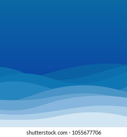 Sea with blue wave abstract background