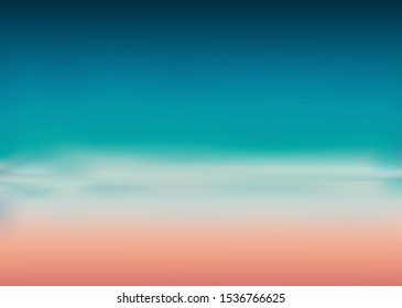 Sea - blurred background. Vector illustration