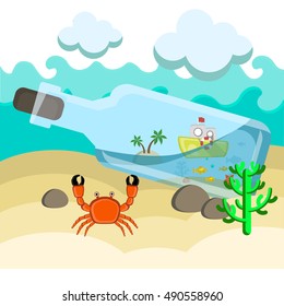 Sea in the bottle