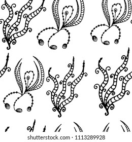 sea bottom vector illustration
