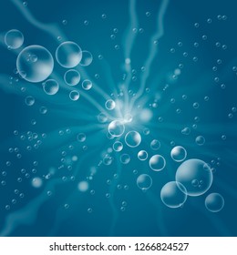 Sea Bubbles Background
