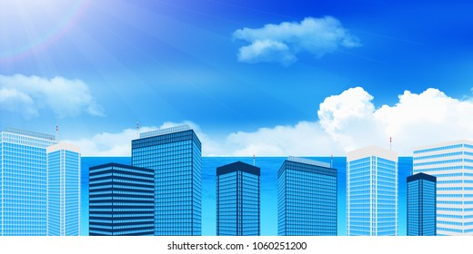 Sea Building building  background