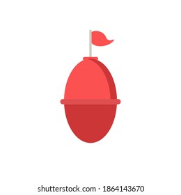 Icono de Sea Buoy. Elemento sencillo de la colección de puertos. Icono de Buoy de Mar Creativo para diseño web, plantillas, infografías y más