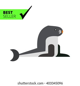 Sea calf icon