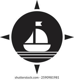 The sea campus or sea boat logo