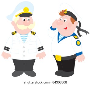 Sea captain and sailor