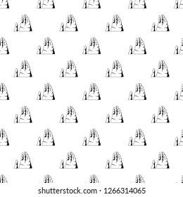 Sea cliff pattern vector seamless repeating for any web design