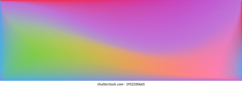Sea Color Wavy Gradient Mesh. Vibrant Multicolor Modern Design Backdrop. Blank  Natural Office Background. Water Vivid Wavy Gradient Mesh. Ocean Rainbow Bright Blurred Texture Illustration.