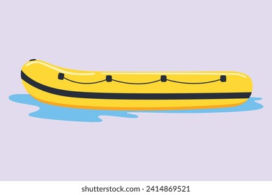 Sea ​​transportation concept. Colored flat vector illustration isolated.