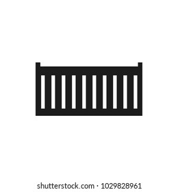 sea container vector icon