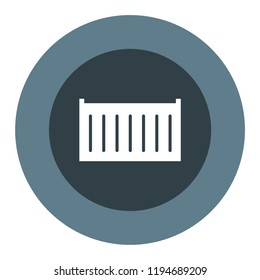 sea container vector icon