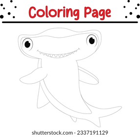  sea creatures coloring page for children. ocean animal coloring book Isolated for Kids