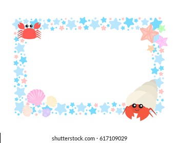 Sea creatures frame