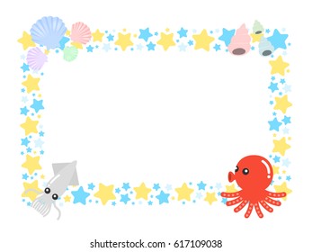 Sea creatures frame