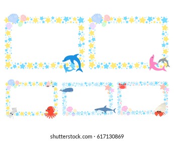 Sea creatures frame