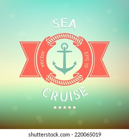 Sea cruise banner 