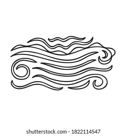 Sea decorative element. Vector illustration