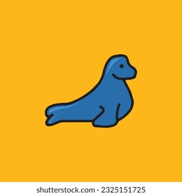 The Sea Dog icon is suitable for your cool logo