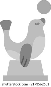 Imagen vectorial de icono de representación de Perro marino. También se puede usar en Village. Adecuado para aplicaciones móviles, aplicaciones web y medios impresos.